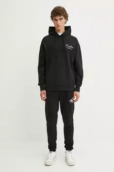 Хлопковая толстовка Tommy Jeans, черный