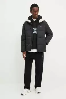 Хлопковая толстовка Tommy Jeans, черный