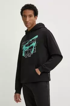 Хлопковая толстовка Tommy Jeans, черный