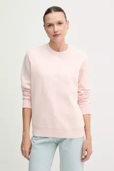 Хлопковая толстовка Tommy Jeans, розовый