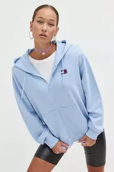 Хлопковая толстовка Tommy Jeans, синий