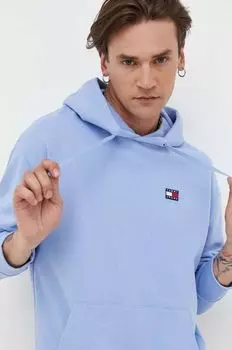Хлопковая толстовка Tommy Jeans, синий