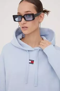 Хлопковая толстовка Tommy Jeans, синий