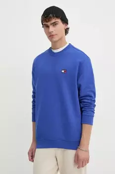 Хлопковая толстовка Tommy Jeans, синий