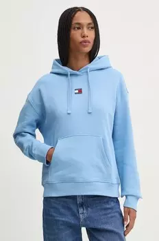 Хлопковая толстовка Tommy Jeans, синий