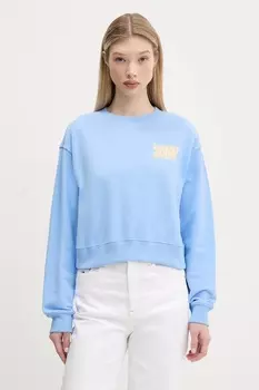 Хлопковая толстовка Tommy Jeans, синий