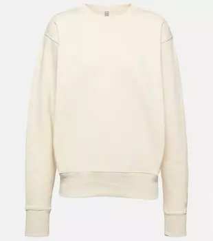 Хлопковая толстовка TOTEME, белый