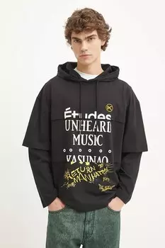 Хлопковая толстовка tudes Studio, черный