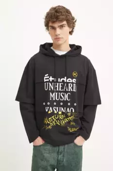 Хлопковая толстовка tudes Studio, черный