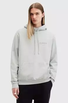 Хлопковая толстовка UNDERGROUND Allsaints, серый