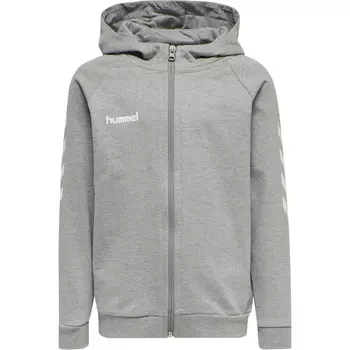 Хлопковая толстовка унисекс детская HUMMEL, черный/белый