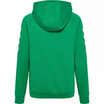 Хлопковая толстовка унисекс детская HUMMEL, изумрудно-зеленый