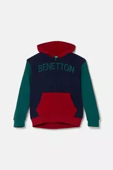 Хлопковая толстовка United Colors of Benetton для мальчиков и девочек, мультиколор