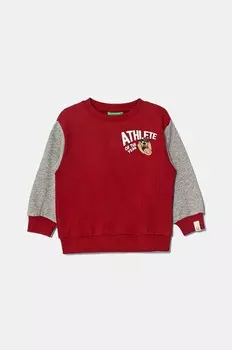 Хлопковая толстовка United Colors of Benetton для мальчика/девочки x Looney Tunes, гранатовый