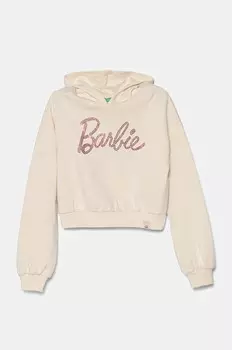 Хлопковая толстовка United Colors of Benetton для мальчиков и девочек, бежевый