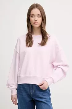 Хлопковая толстовка United Colors Of Benetton, розовый