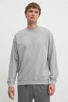 Хлопковая толстовка United Colors of Benetton, серый