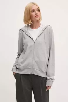 Хлопковая толстовка United Colors of Benetton, серый