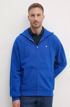 Хлопковая толстовка United Colors of Benetton, синий