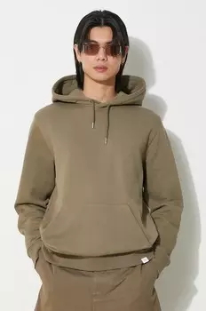 Хлопковая толстовка Vagn Slim Organic Norse Projects, зеленый