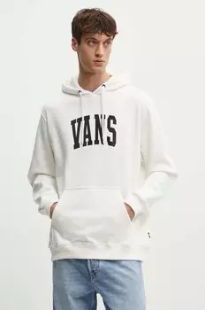Хлопковая толстовка Vans, бежевый