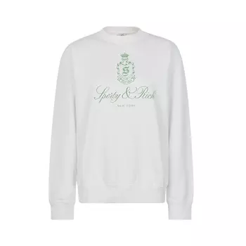 Хлопковая толстовка Vendome SPORTY & RICH, белый