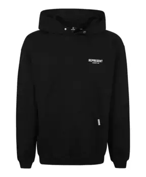 Хлопковая толстовка в стиле aw24 Represent, черный