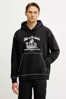 Хлопковая толстовка Wabash Adidas Originals, черный