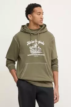 Хлопковая толстовка Wabash Adidas Originals, зеленый