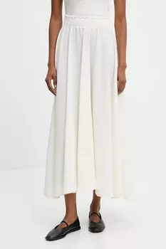 Хлопковая юбка Answear.Lab, бежевый