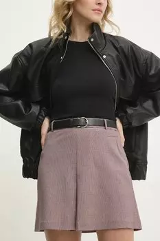 Хлопковая юбка Answear.Lab, красный