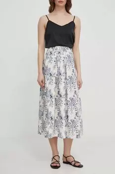 Хлопковая юбка Artigli, бежевый