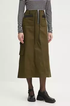 Хлопковая юбка CapriRS Resume, зеленый