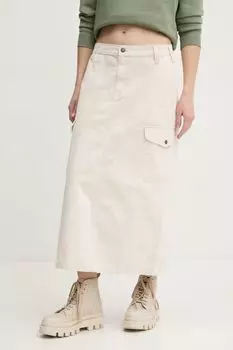 Хлопковая юбка DUCK CANVAS Dickies, бежевый