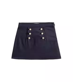 Хлопковая юбка Gianina Bonpoint, синий