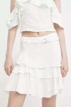 Хлопковая юбка Iro, белый