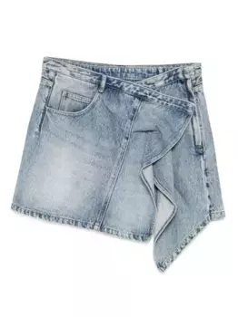 Хлопковая юбка JNBY, синий