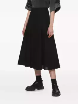 Хлопковая юбка Juun.J, черный