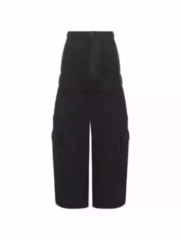 Хлопковая юбка карго Balenciaga, черный