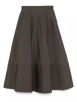 Хлопковая юбка LESS, зеленый