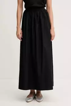 Хлопковая юбка United Colors Of Benetton, черный