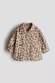 Хлопковая верхняя рубашка H&M, мультиколор