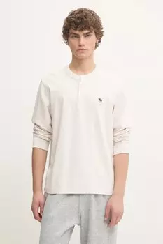 Хлопковая водолазка Abercrombie & Fitch, бежевый