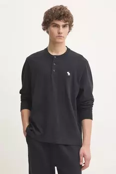 Хлопковая водолазка Abercrombie & Fitch, черный
