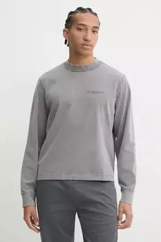 Хлопковая водолазка Abercrombie & Fitch, серый