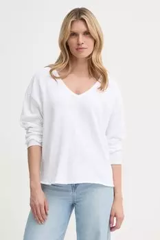 Хлопковая водолазка American Vintage, белый