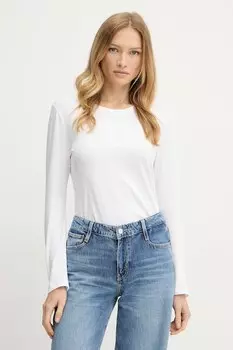 Хлопковая водолазка Armani Exchange, белый