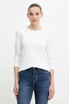 Хлопковая водолазка Armani Exchange, белый