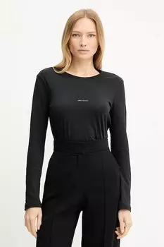 Хлопковая водолазка Armani Exchange, черный