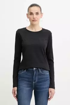 Хлопковая водолазка Armani Exchange, черный